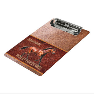 WILD NATURE - HORSE Design Collection Mini Klemmbrett