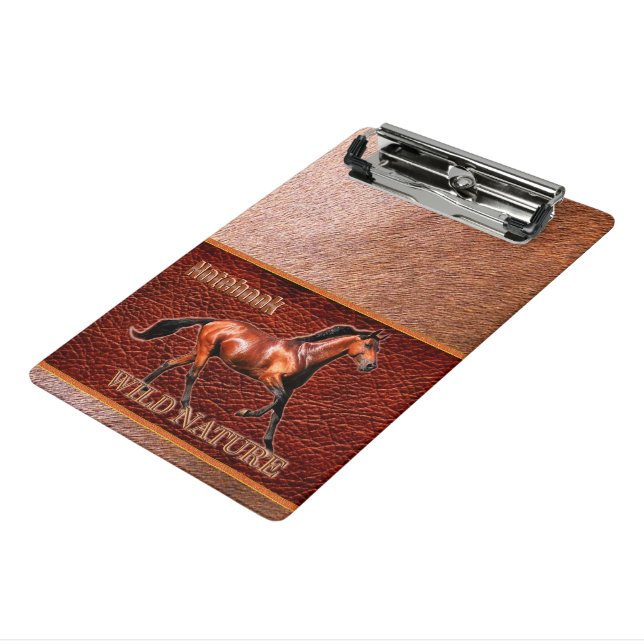 WILD NATURE - HORSE Design Collection Mini Klemmbrett (Gewinkelt3)