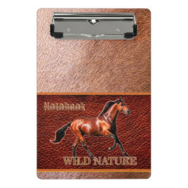 WILD NATURE - HORSE Design Collection Mini Klemmbrett