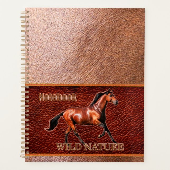 WILD NATURE - HORSE Design Collection Planer (Vorderseite)