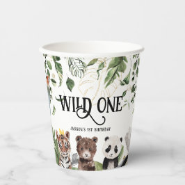 Wild One 1. Geburtstag | King of Things Crown Pappbecher