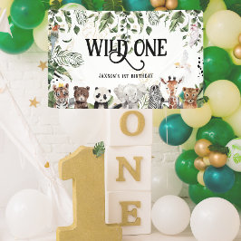 Wild One 1. Geburtstag | König der Dinge Willkomme Banner