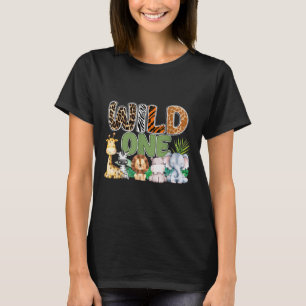 Wild One 1. Geburtstag Safari Familienmatching T-Shirt