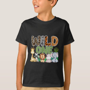 Wild One 1. Geburtstag Safari Familienmatching T-Shirt