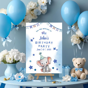 Wild One 1. Geburtstag Wasserfarbe Einladung