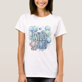 Wild One 1. Geburtstag Wasserfarbe T-Shirt