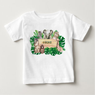Wild One 1er anniversaire Jungle Baby T-shirt