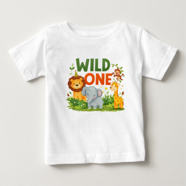 Wild One 1st Birthday Toddler T-Shirt (Vorderseite)