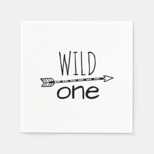 Wild One Arrow Erstes Geburtstagspapier Napkin Serviette