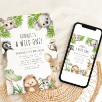 Wild One! Aussie Animal Birthday Party
