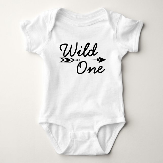Wild One Baby Strampler (Vorderseite)