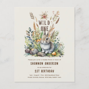 Wild One Baby Woodland Animals 1. Geburtstag
