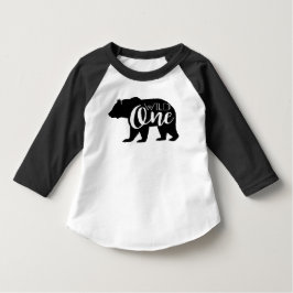 Wild-One-Bären | Erste Geburtstagspartei Kleinkind T-shirt