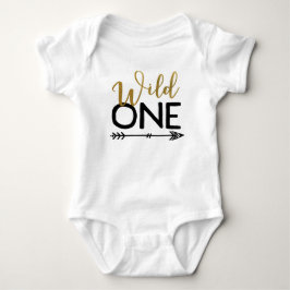 Wild One Birthday Bodysuit Baby Strampler