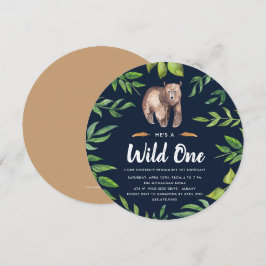 Wild One Birthday Party Einladung | Kreis