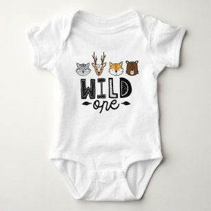 Wild One Bodysuit Baby Strampler
