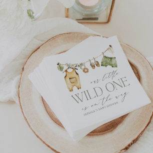 Wild One   Boho Safari Babydusche Serviette