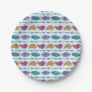 Wild One Boho Tribal Geburtstagspapier Plate Pappteller