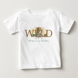 Wild One Boy 1. Geburtstag Baby T-shirt