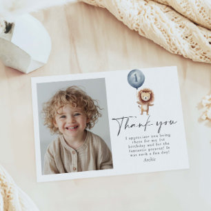 Wild One Boy 1er anniversaire Merci