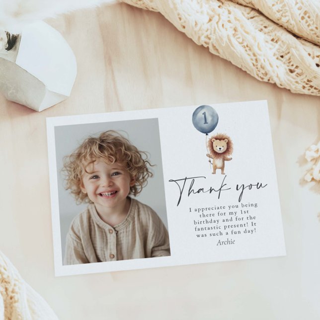 Wild One Boy 1er anniversaire Merci (Créateur téléchargé)