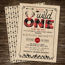 Wild One Boys Rustikale Karierte Lumberjack Babydu