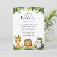 WILD ONE | Dschungelbaby-Dusche Einladung