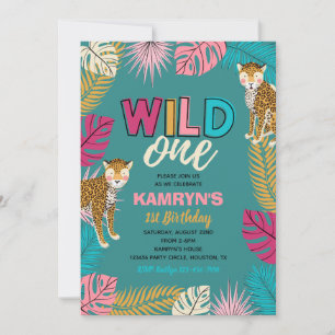 Wild ONE Einladung Girl Wild One Einladung