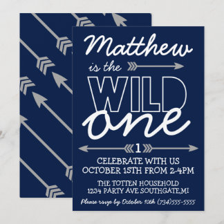 Wild One - Einladung zum ersten Geburtstag
