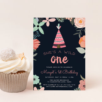 Wild One | Einladung zum ersten Geburtstag