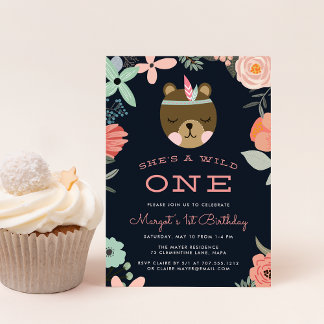 Wild One | Einladung zum ersten Geburtstag