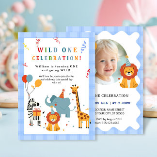 Wild One - Einladung zum ersten Geburtstag