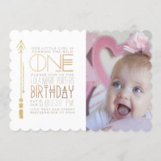 Wild One | Einladung zum Foto zum ersten Geburtsta