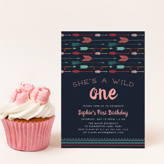 Wild One Einladung zum Geburtstag