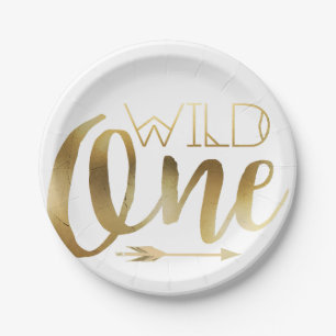 Wild One Erste Geburtstagspartei Pappteller