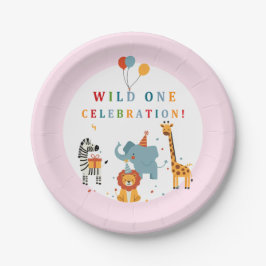 Wild One First Birthday Pappteller