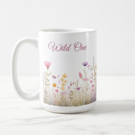 Wild-One-Floral-Cup, Wildblume Garden, rosa Töne Kaffeetasse