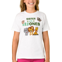 Wild One Jungle Safari Twin Schwester Erstgeburt