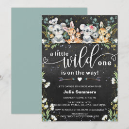 Wild One Koalas & Kangaroos Baby Shower Einladung