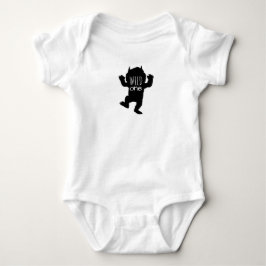 Wild One Monster Erstgeburt Baby Bodysuit Strampler
