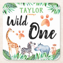 Wild One Safari Animal 1. Geburtstag Party