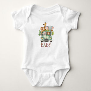 Wild One Safari Baby Bodysuit Strampler