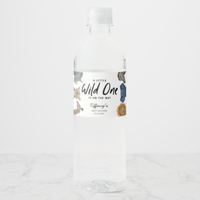 Wild One Safari Baby Dusche (Vorderseite)