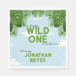 Wild One Safari Jungle Baby Dusche Napkins Serviette