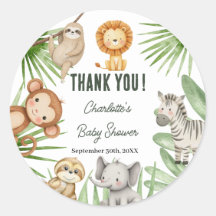 Wild One Safari-Tiere Junge Baby-Party