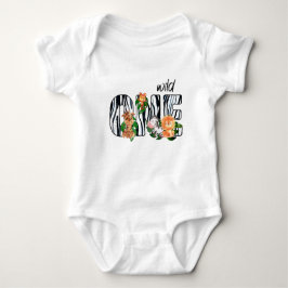 Wild One Safari Zebra Baby Strampler