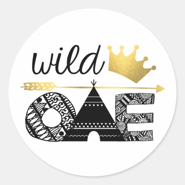 Wild One Sticker (Vorderseite)