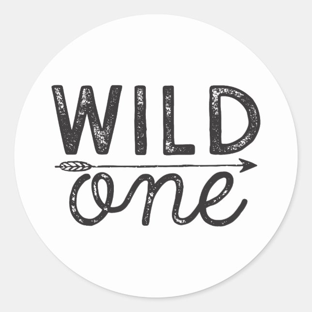 Wild One Sticker (Vorderseite)