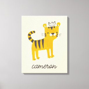 Wild One Tiger Cat Leinwanddruck