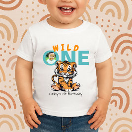 Wild ONE Tiger Erstgeburt Outfit Boys oder Girls Kleinkind T-shirt